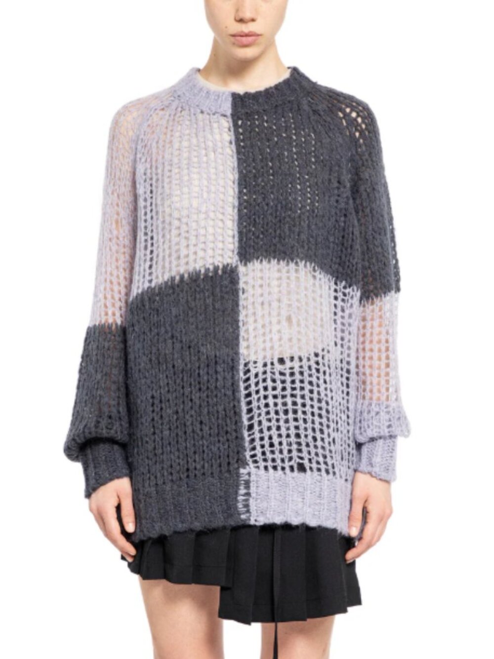 BNWT AW24 ACNE STUDIOS MOHAIR CROCHET SWEATER XXS